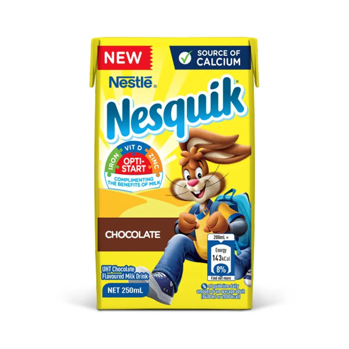 Nesquik W Opti-Start, 250ml (3 Pack)
